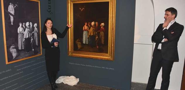 Alšova Jihočeská galerie získala obraz Modlitba za oběšence. Na plátně ale není